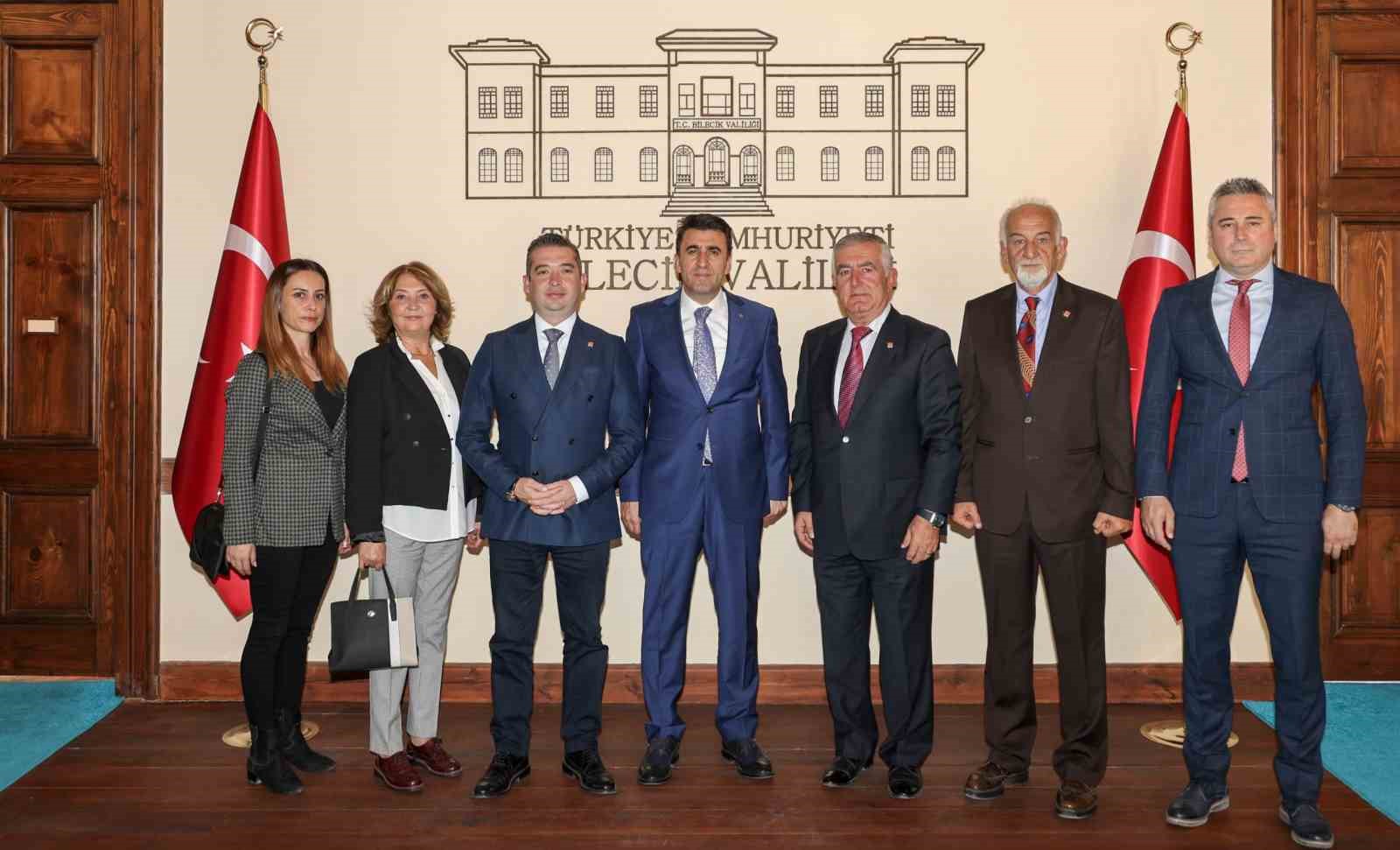 CHP Bilecik İl Yönetimi Valiyle Buluştu