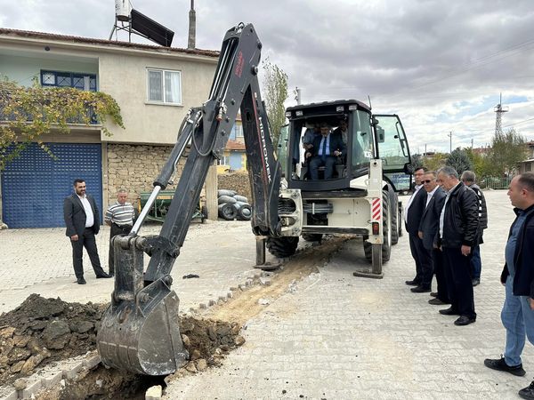 İhsaniye - Yaylabağı'nda Doğalgaz Çalışmaları Başladı