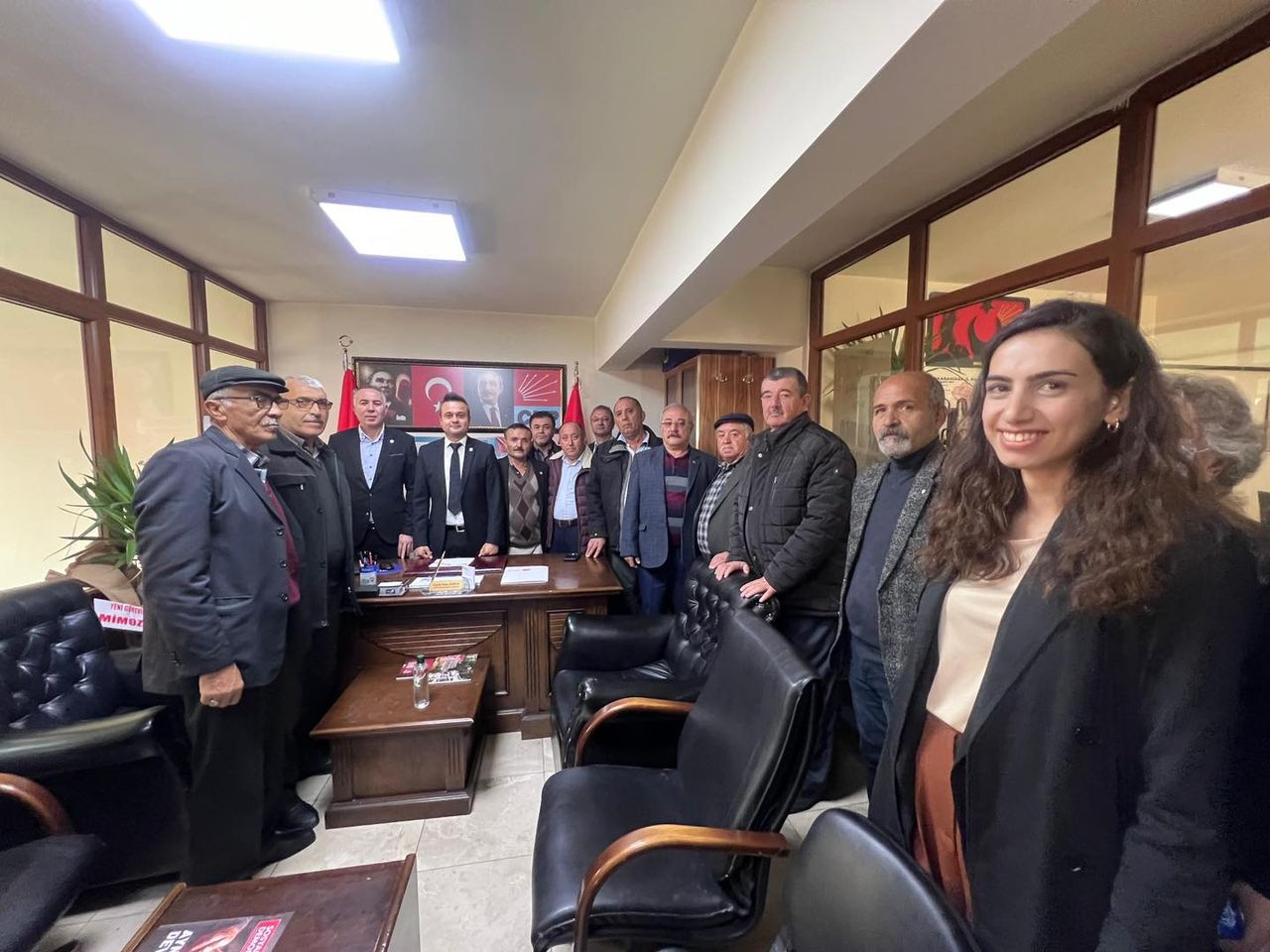 Afyonkarahisar'da CHP İl Başkanlığı Ziyaretçilerini Ağırladı!