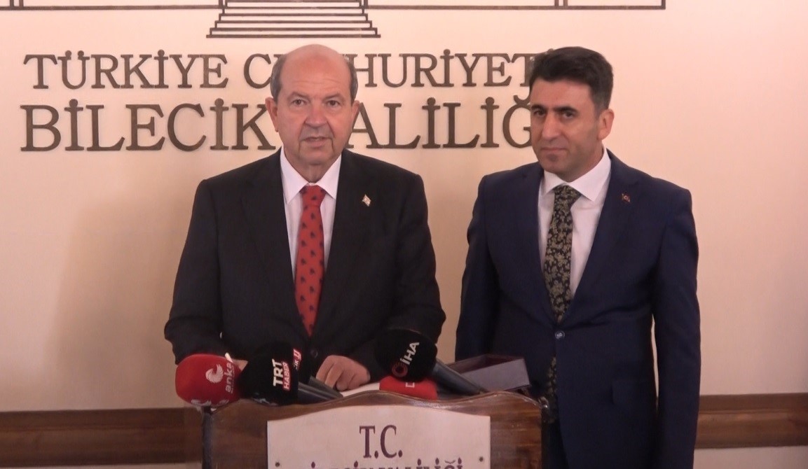 KKTC Cumhurbaşkanı Ersin Tatar, Gazze'deki olayları kınadı.