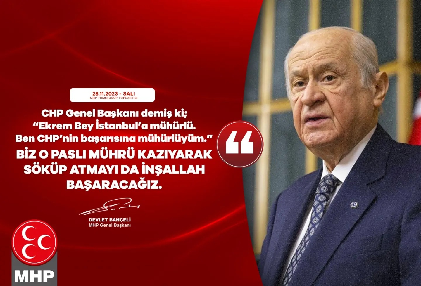 MHP Milletvekili TAYTAK'tan CHP İmamoğlu benzetmesine tepki