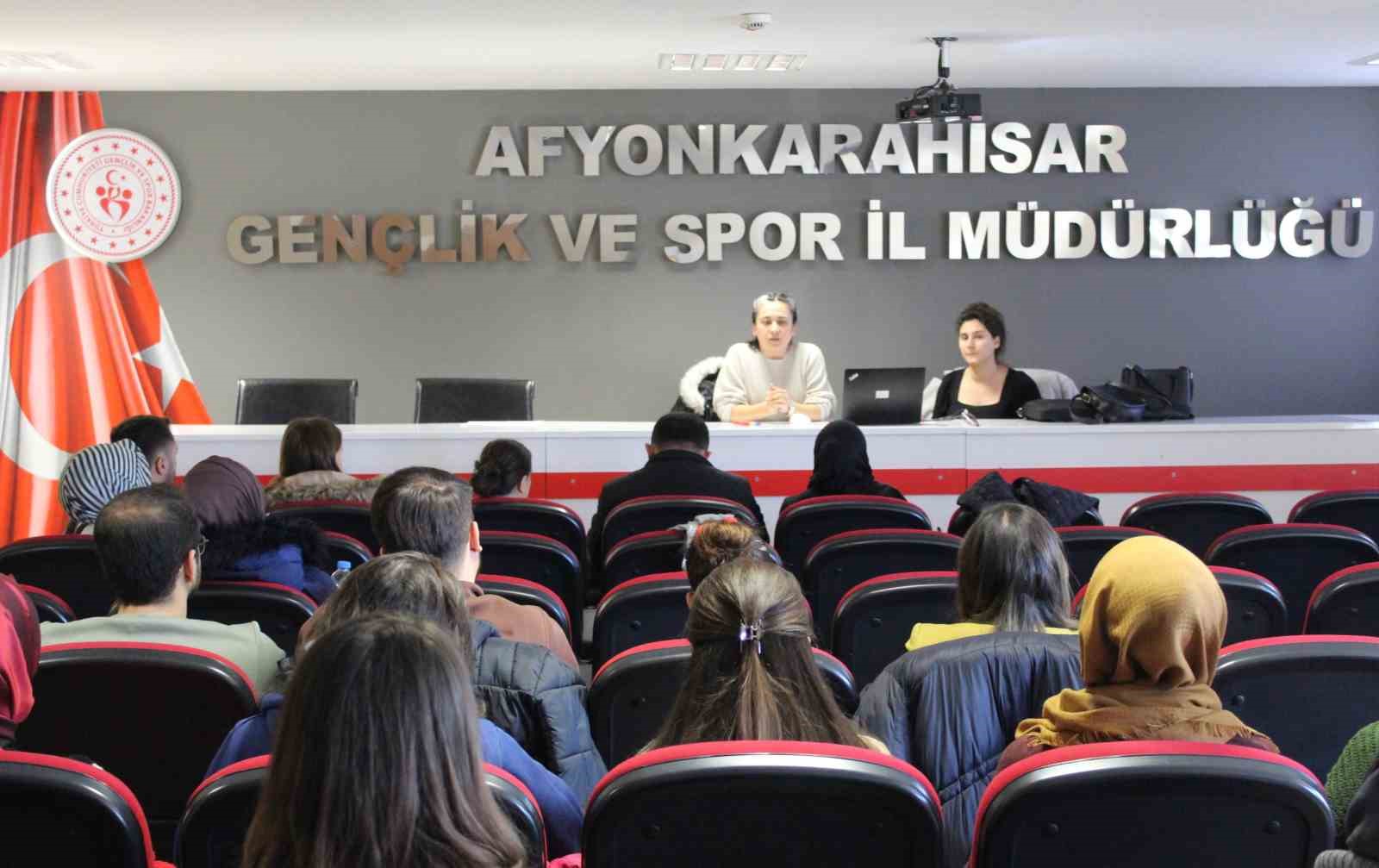 Afyonkarahisar'da Kadına Yönelik Şiddetle Mücadele Eğitimi Verildi.