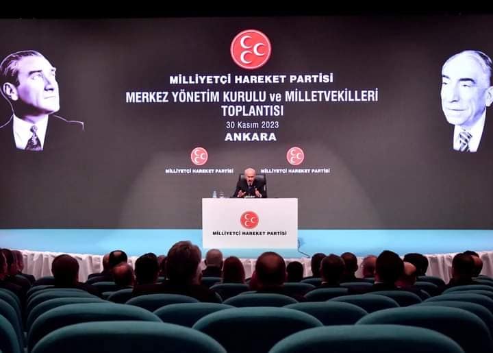 MHP, Devlet Bahçeli liderliğinde toplandı