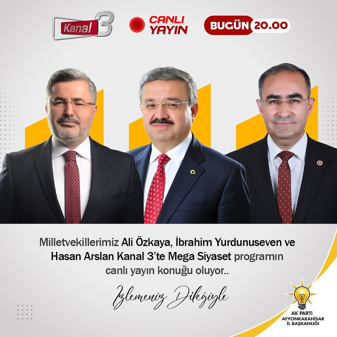 AK Parti, Mega Siyaset programında!