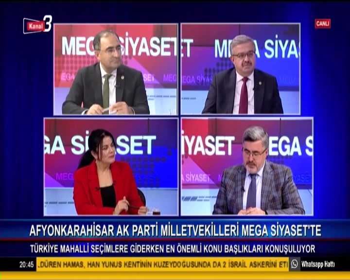 AK Parti Milletvekili İbrahim Yurdunuseven, Kanal 3'te gündemi ele aldı.