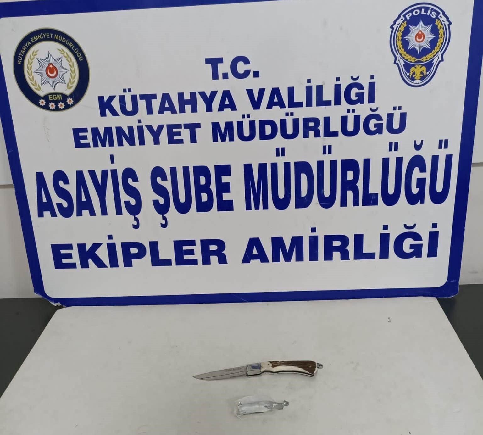 Kütahya'da polis uygulamasında aranan şahıs yakalandı!