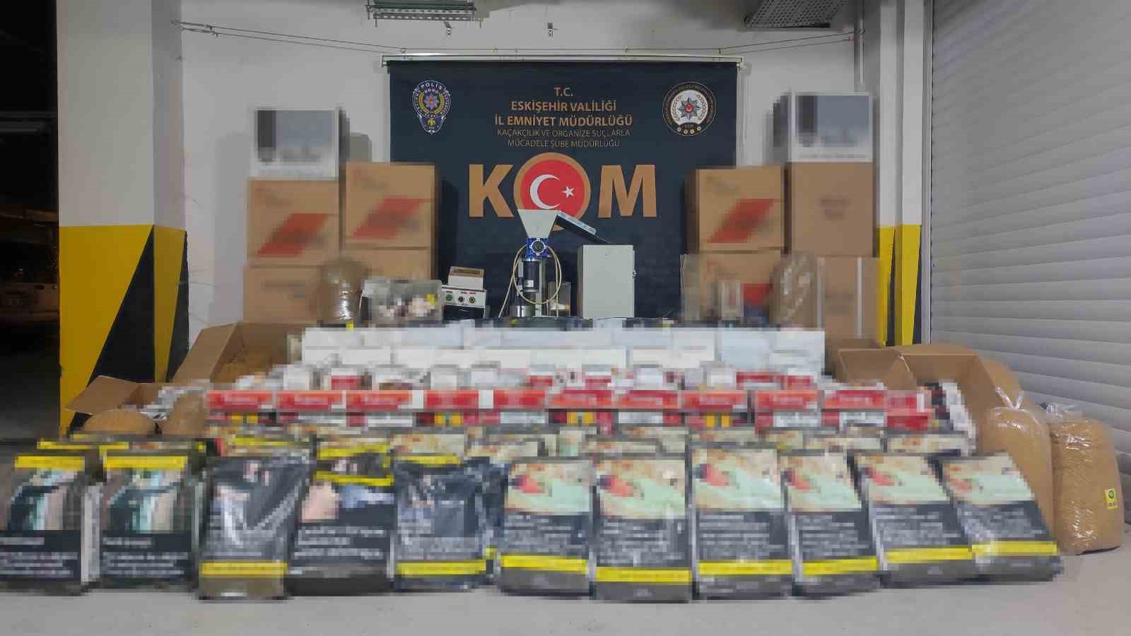 Eskişehir'de Kaçak Sigara Operasyonu!