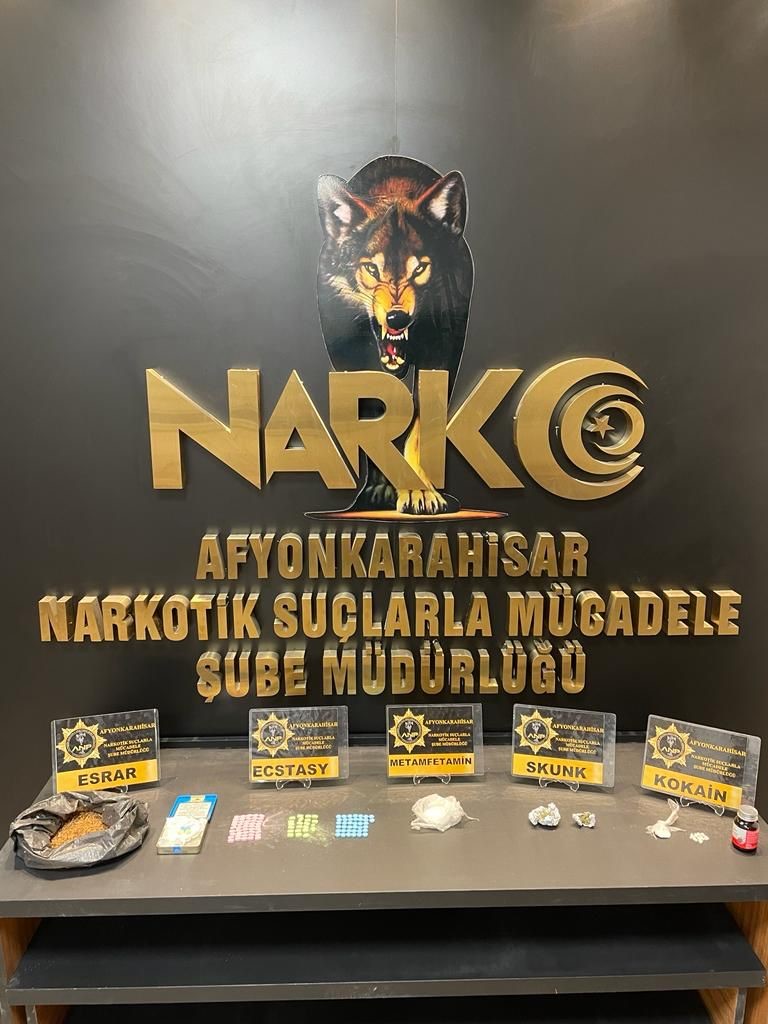 Afyonkarahisar'da Uyuşturucu Operasyonu: Büyük Miktarda Madde Ele Geçirildi