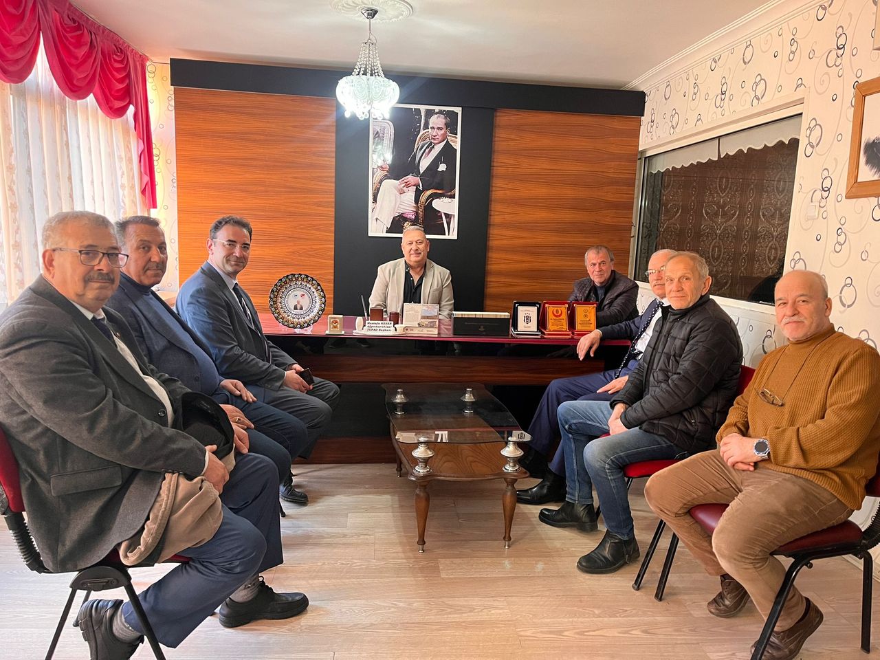 MHP Afyonkarahisar İl Başkanı ve yönetim ekibi TÜFAD'ı ziyaret etti