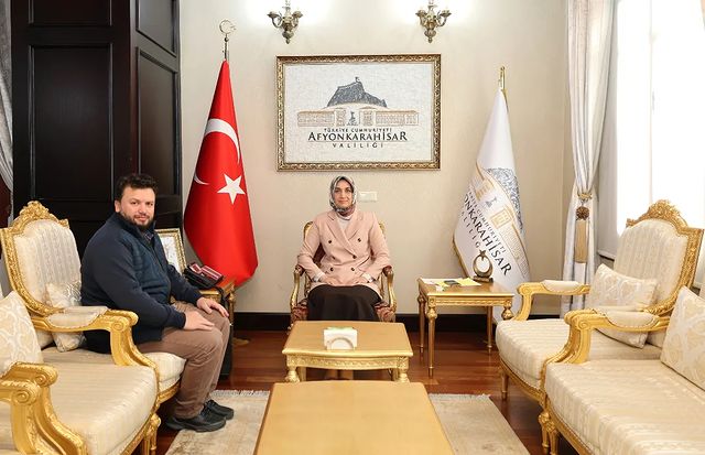 Afyonkarahisar Valisi turizm için iş birliği masaya yatırıldı