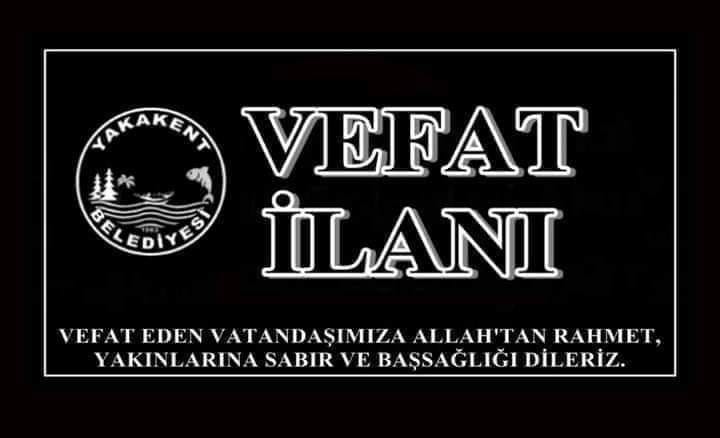 Büyükırık Mahallesi'nde Bir Vefat Haberi