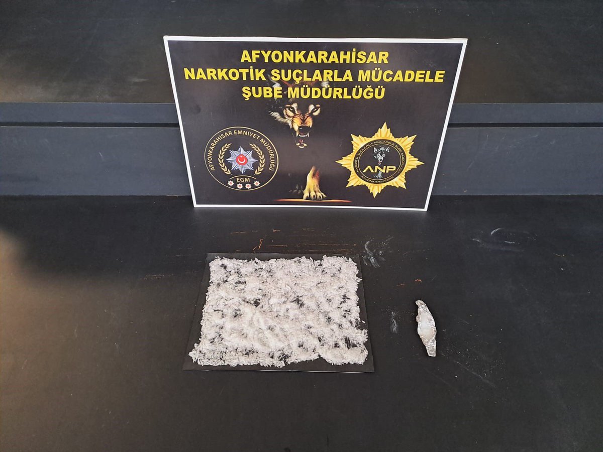 Afyonkarahisar Emniyet Müdürlüğü Uyuşturucu Operasyonunda Önemli Bir Başarı Elde Etti