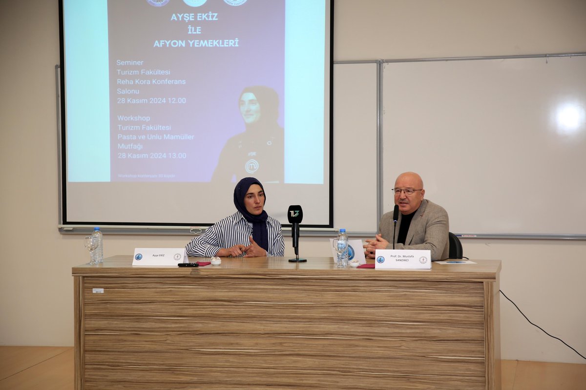 Afyon Yemekleri Üzerine Zengin Sohbet: Turizm Fakültesi Etkinliği