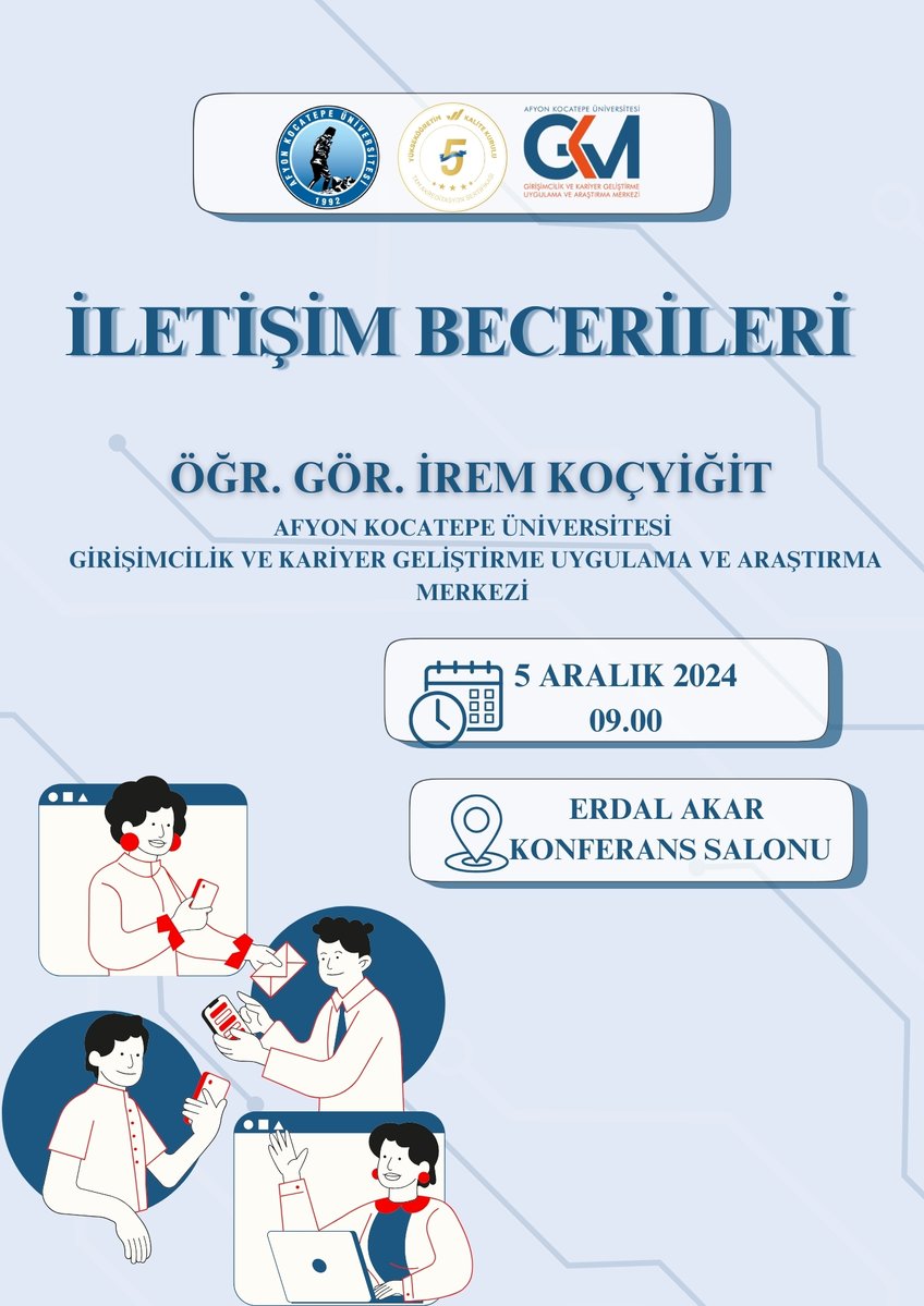 Afyon Kocatepe Üniversitesi'nde İletişim Becerileri Konferansı Gerçekleşti