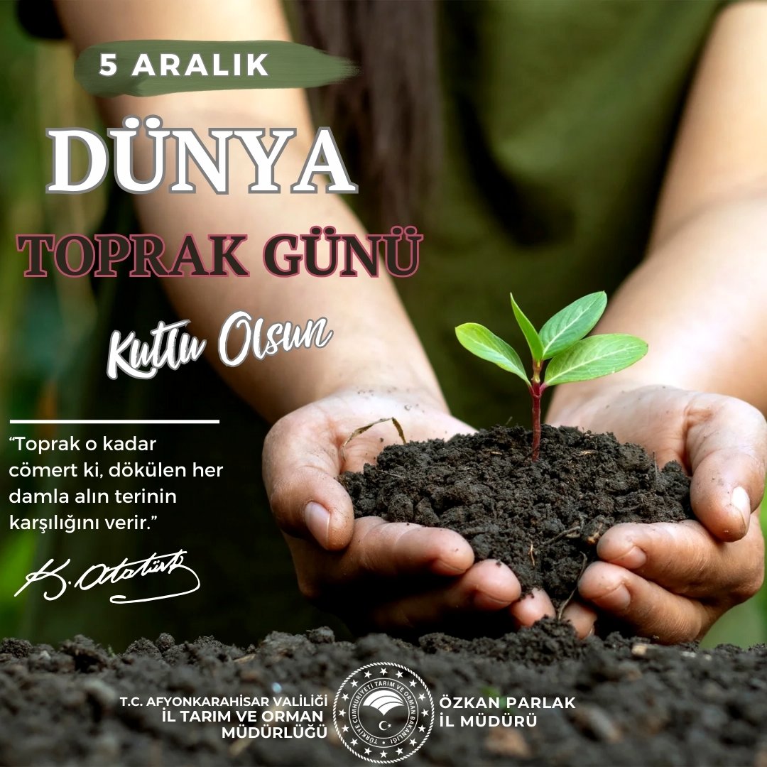 Afyonkarahisar'da Dünya Toprak Günü Coşkuyla Kutlanıyor