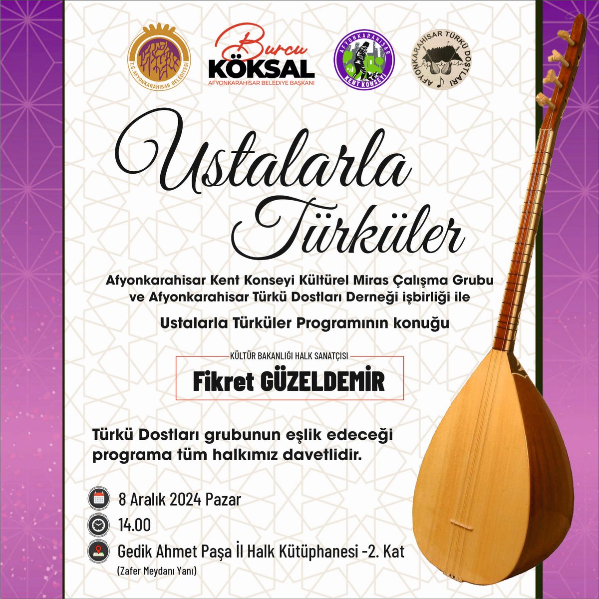 Türkülerle Kültür Yolculuğu: Ustalarla Buluşma