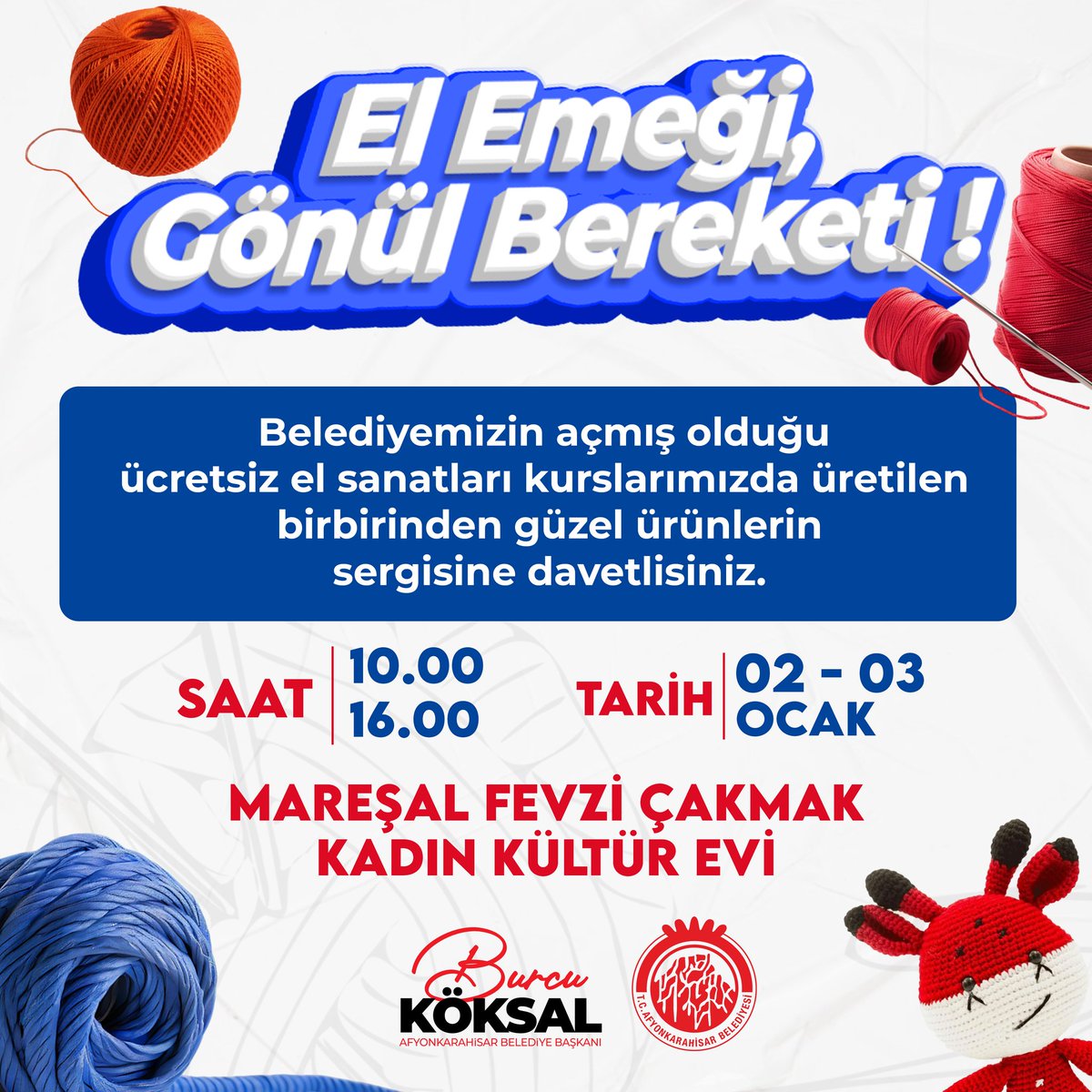 Afyonkarahisar'da El Sanatları Şöleni: Kadın Emeğiyle Üretilen Eserler Sergileniyor