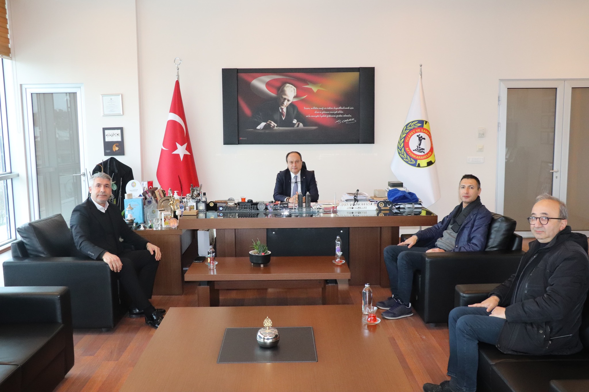 Afyonkarahisar Ticaret ve Sanayi Odası, Destek Patent ve Basın Temsilcilerini Ağırladı