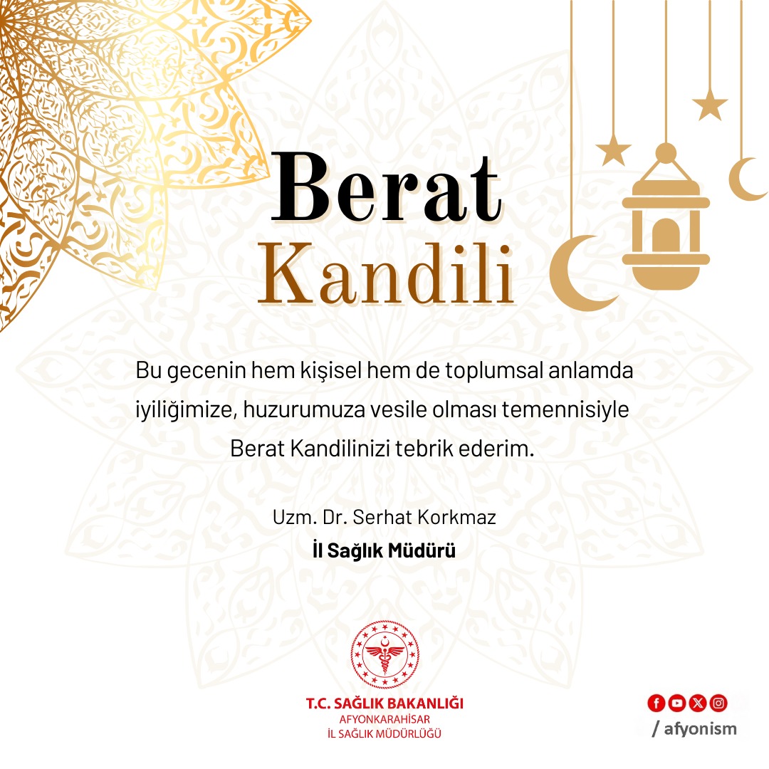 Berat Kandili'nin Manevi Işığı Altında Buluşuyoruz