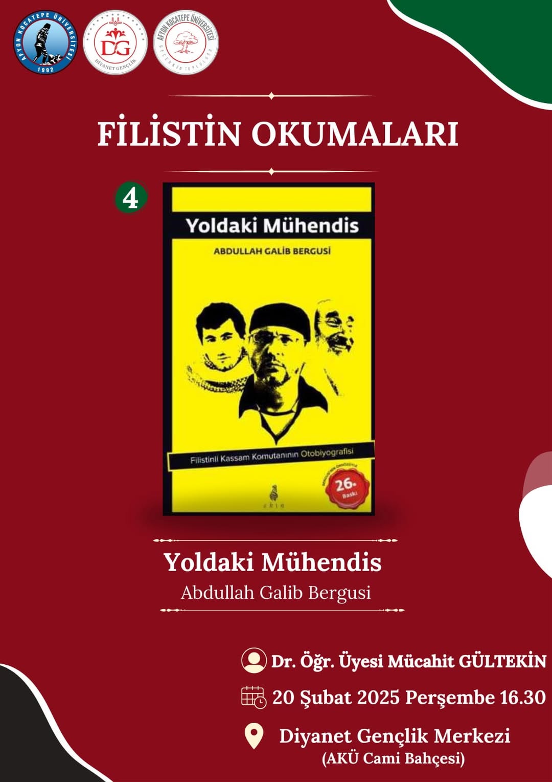Afyon Kocatepe Üniversitesi'nde 'Yoldaki Mühendis' Kitabının İncelenmesi