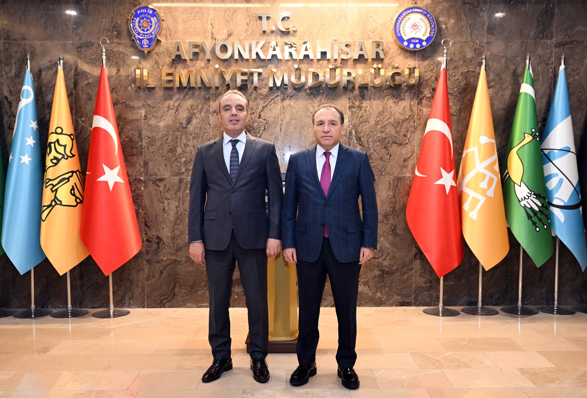 Üniversite Rektöründen Afyonkarahisar İl Emniyet Müdürüne Hayırlı Olsun Ziyareti