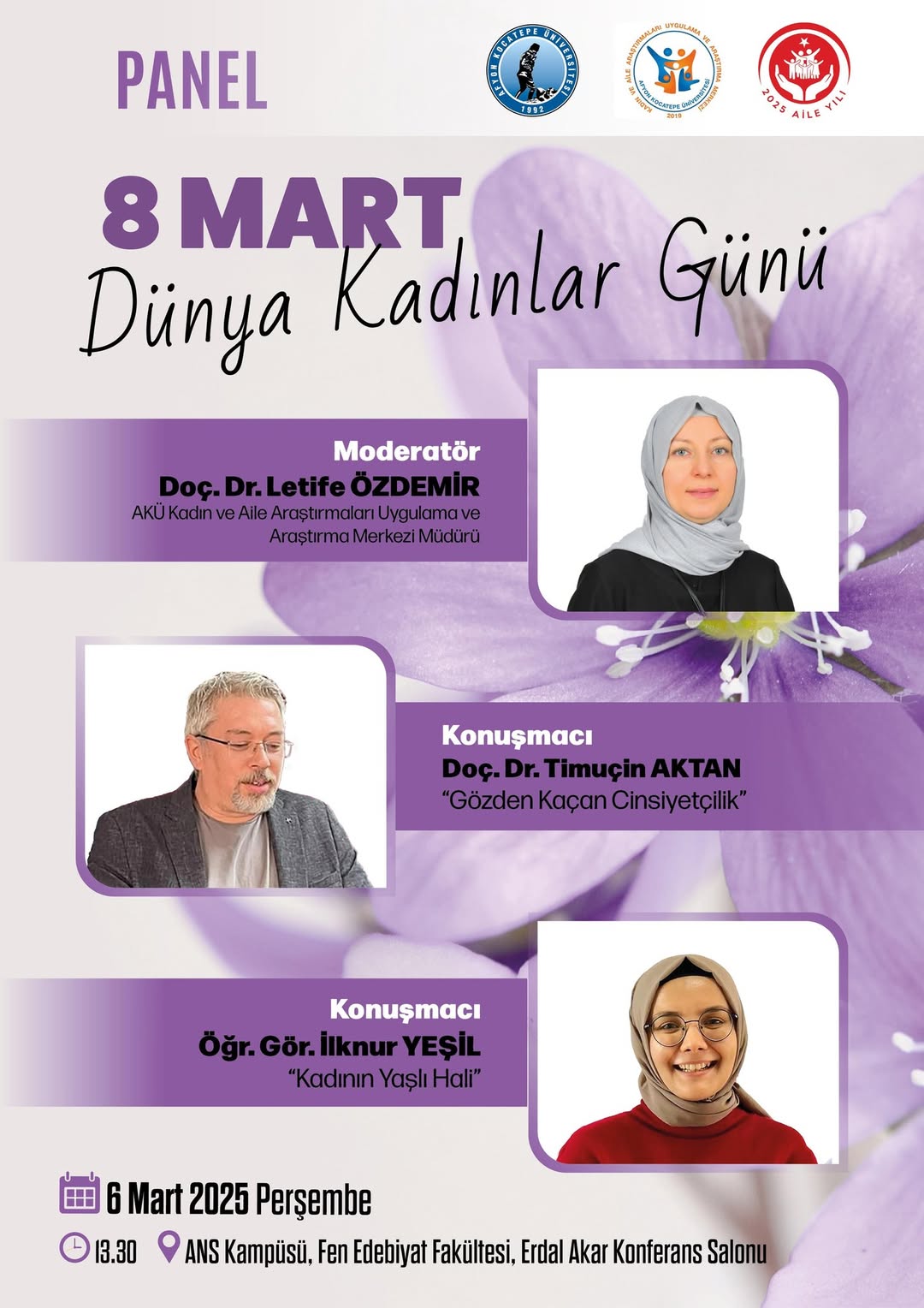 Afyon Kocatepe Üniversitesi'nde 8 Mart Dünya Kadınlar Günü Coşkusu