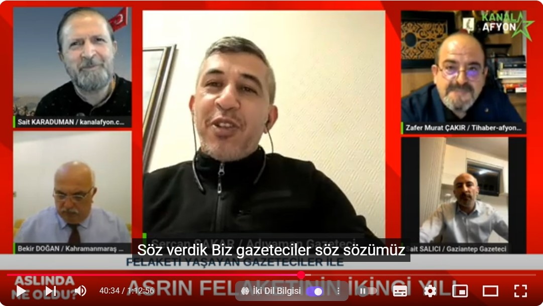 Gazetecilerle Deprem Bölgesinde Neler Olduğunu Konuşuyoruz